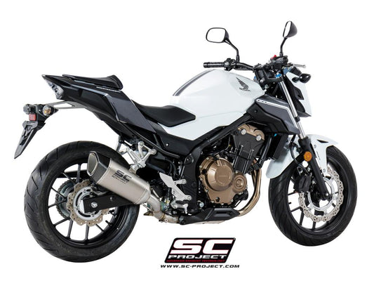 HONDA CBR500R (2017-2018) HONDA CB500 (2017 - 2018) - X - F SC1-R Muffler, with carbon fibre end cap