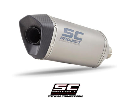 HONDA CBR650R (2019-2023) Full Exhaust System 4-1, with SC1-M Muffler, with Carbon fibre end cap