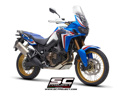 HONDA CRF1000L AFRICA TWIN (2016 - 2019) - ADVENTURE Adventure Muffler, Titanium, with Carbon fibre end cap
