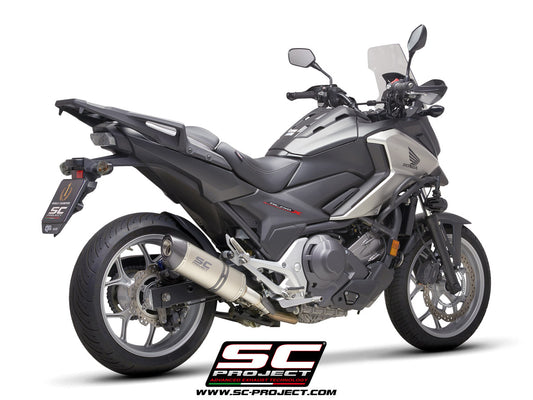 HONDA NC750 (2016 - 2020) - S - X Oval Muffler, with Carbon fibre end cap