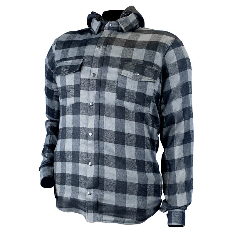 MotoDry “HUNTER” RIDING HOODIE BLACK/GREY