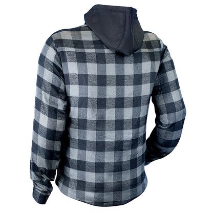 MotoDry “HUNTER” RIDING HOODIE BLACK/GREY