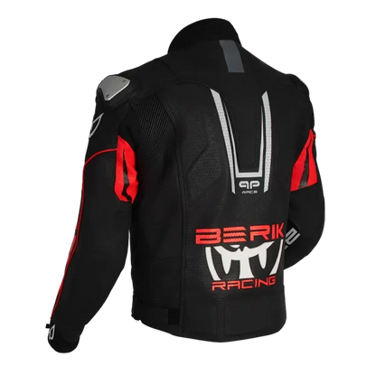 BERIK APEX JACKET (BLACK / FLURO RED)