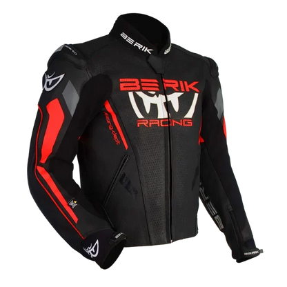 BERIK APEX JACKET (BLACK / FLURO RED)