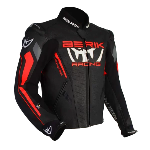 BERIK APEX JACKET (BLACK / FLURO RED)
