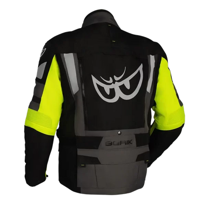 BERIK EXPLORER-ADV (BLACK / GREY / HI-VIZ) ADVENTURE JACKET