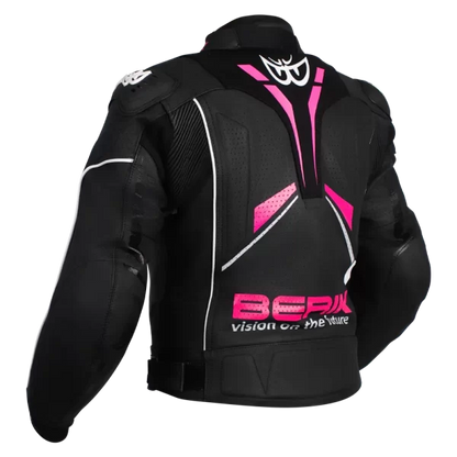BERIK VALENTINA LADIES JACKET (BLACK / PINK)