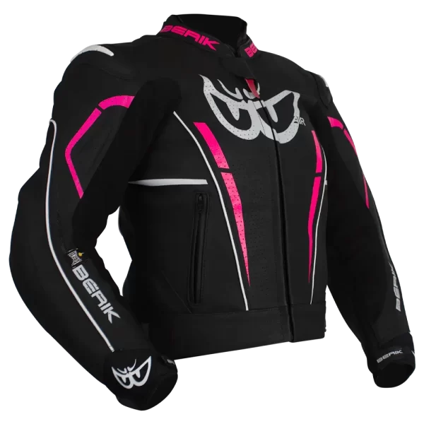 BERIK VALENTINA LADIES JACKET (BLACK / PINK)