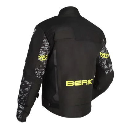 BERIK VELOCE JACKET (BLACK / CAMO / HI-VIZ)