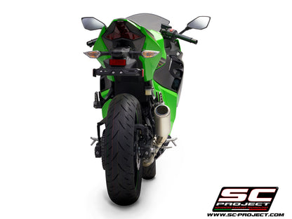 KAWASAKI NINJA 400 (2018 - 2023) CR-T Muffler, Titanium, with Titanium end cap