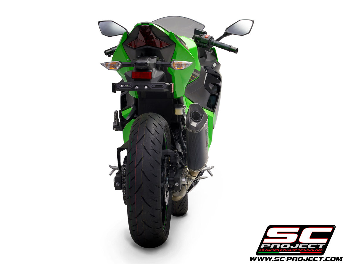 KAWASAKI NINJA 400 (2018 - 2023) SC1-M Muffler, with Carbon fibre end cap