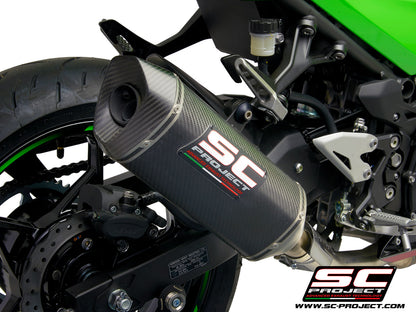 KAWASAKI NINJA 400 (2018 - 2023) SC1-M Muffler, with Carbon fibre end cap