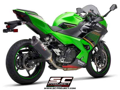 KAWASAKI NINJA 400 (2018 - 2023) SC1-M Muffler, with Carbon fibre end cap