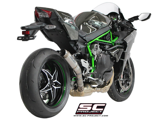 KAWASAKI NINJA H2 (2015 - 2020) GP70-R Muffler, Titanium