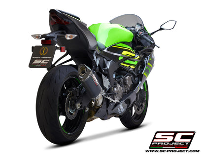 KAWASAKI NINJA ZX-6R 636 (2019-2023) SC1-S Muffler, with Carbon fibre end cap