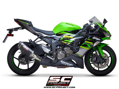 KAWASAKI NINJA ZX-6R 636 (2019-2023) SC1-S Muffler, with Carbon fibre end cap