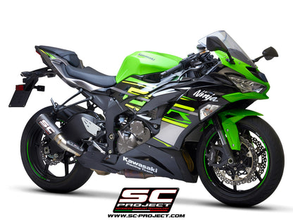 KAWASAKI NINJA ZX-6R 636 (2019-2023) CR-T Muffler, with Titanium end cap