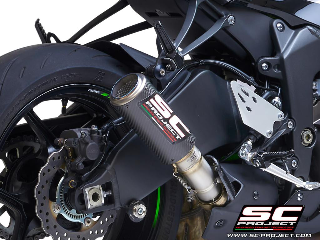 KAWASAKI NINJA ZX-6R 636 (2019-2023) CR-T Muffler, with Titanium end cap