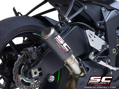 KAWASAKI NINJA ZX-6R 636 (2019-2023) CR-T Muffler, with Titanium end cap
