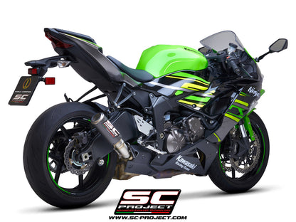 KAWASAKI NINJA ZX-6R 636 (2019-2023) CR-T Muffler, with Titanium end cap
