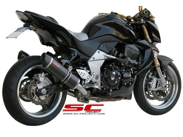 KAWASAKI Z 1000 (2007 - 2009) Pair of Oval Mufflers