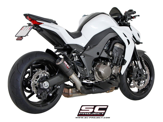 KAWASAKI Z 1000 (2014 - 2016) Pair of CR-T Mufflers, Carbon fibre