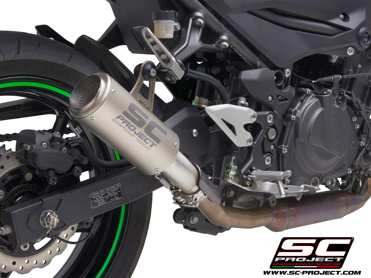 KAWASAKI Z 400 (2019 - 2020) CR-T Muffler, Titanium, with Titanium end cap