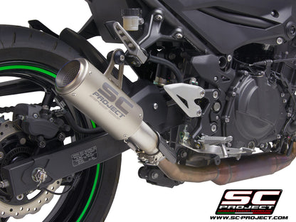 KAWASAKI Z 400 (2019 - 2020) CR-T Muffler, Titanium, with Titanium end cap
