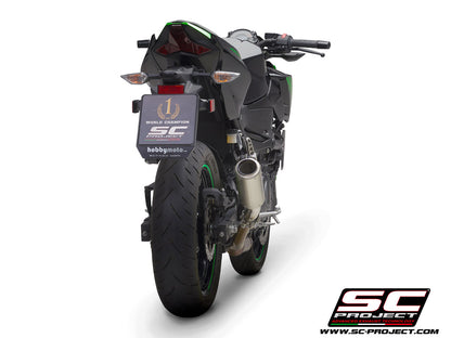 KAWASAKI Z 400 (2019 - 2020) CR-T Muffler, Titanium, with Titanium end cap