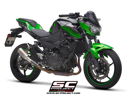 KAWASAKI Z 400 (2019 - 2020) CR-T Muffler, Titanium, with Titanium end cap
