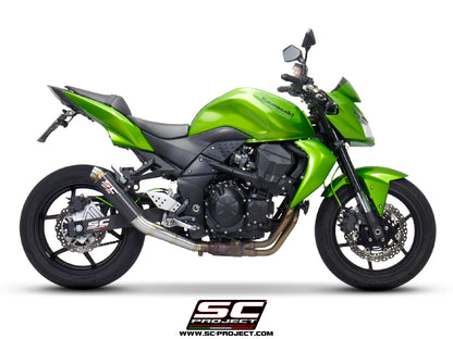 KAWASAKI Z 750 (2007 - 2014) - R GP-M2 Muffler, Carbon fibre, with CNC machined exit pipe