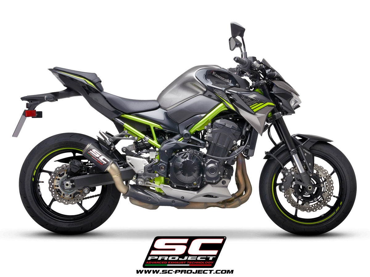 KAWASAKI Z 900 2020 CR-T Muffler, with Titanium mesh on exit pipe