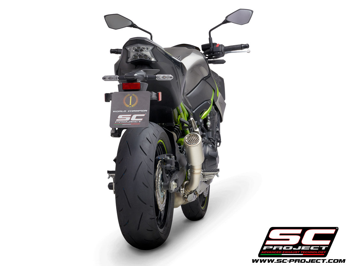 KAWASAKI Z 900 2020 CR-T Muffler, with Titanium mesh on exit pipe