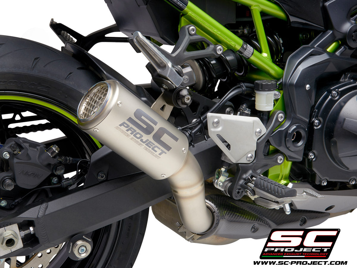 KAWASAKI Z 900 2020 CR-T Muffler, with Titanium mesh on exit pipe