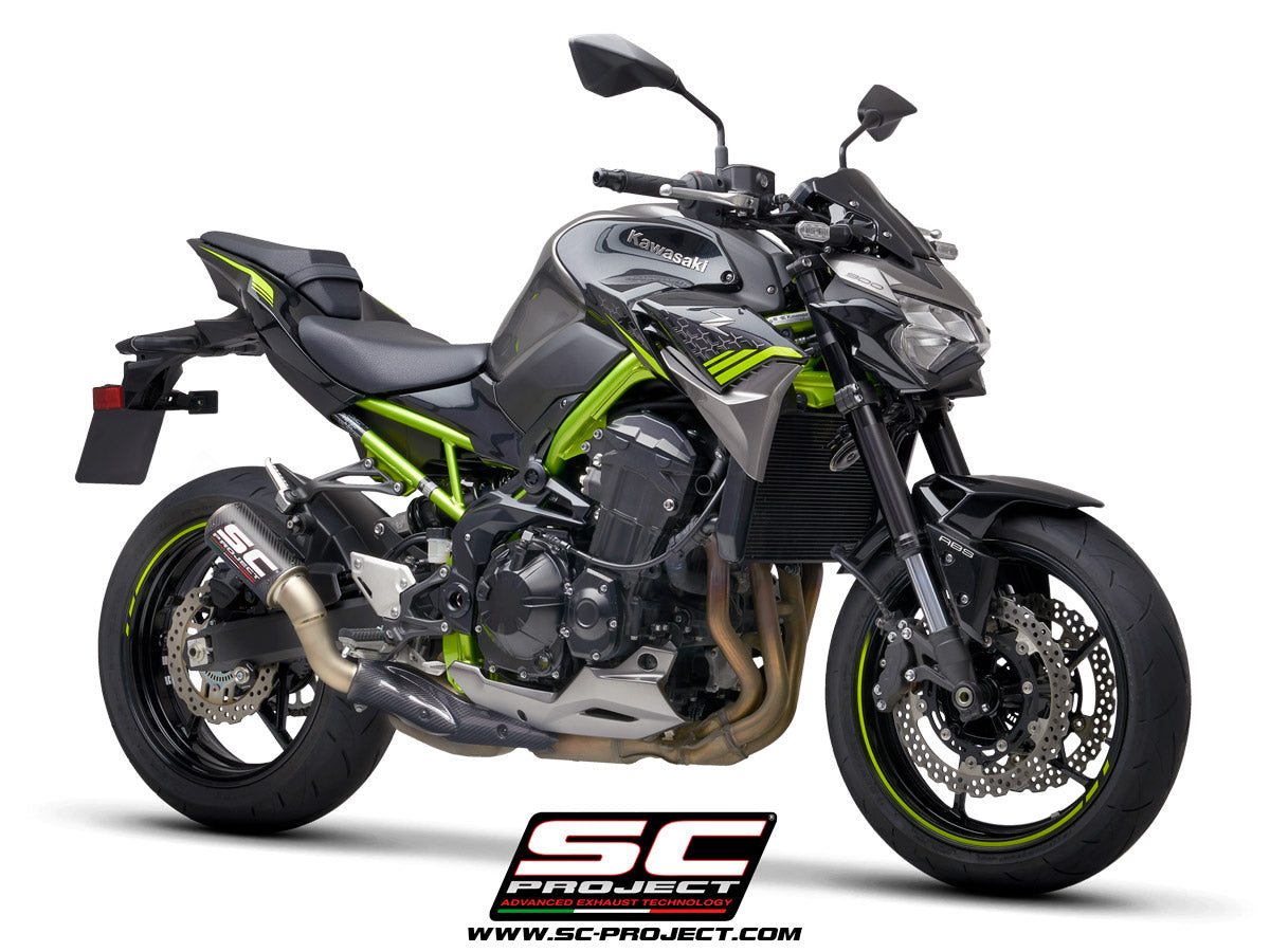 KAWASAKI Z 900 2020 CR-T Muffler, with Titanium mesh on exit pipe