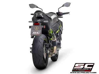KAWASAKI Z 900 2020 CR-T Muffler, with Titanium mesh on exit pipe