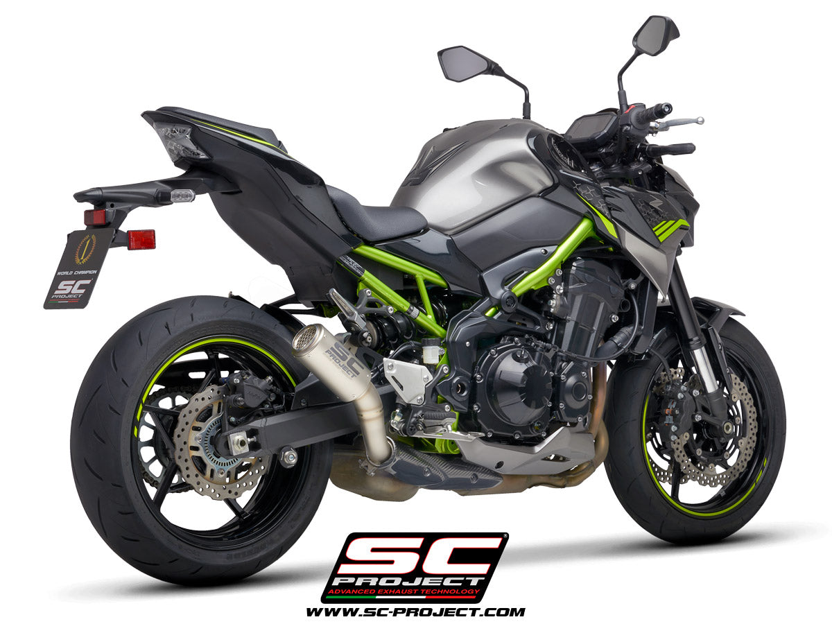 KAWASAKI Z 900 2020 CR-T Muffler, with Titanium mesh on exit pipe