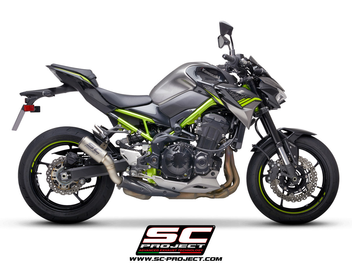 KAWASAKI Z 900 2020 CR-T Muffler, with Titanium mesh on exit pipe