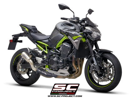KAWASAKI Z 900 2020 CR-T Muffler, with Titanium mesh on exit pipe