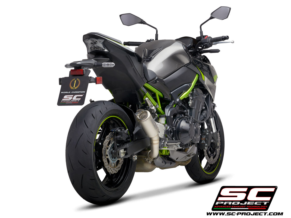 KAWASAKI Z 900 2020 CR-T Muffler, with Titanium mesh on exit pipe
