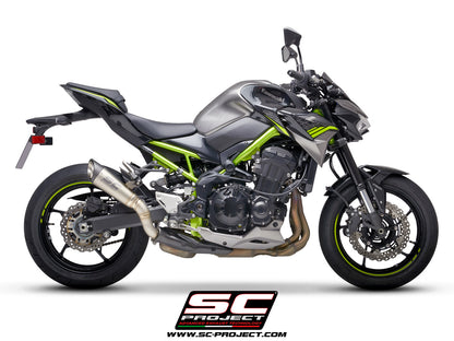 KAWASAKI Z 900 2020 S1 Muffler, Titanium, with Carbon fibre end cap