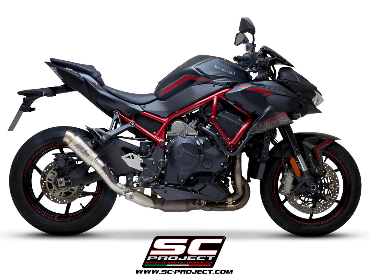 KAWASAKI Z H2 (2020-2024) GP70-R Muffler, with Titanium end cap