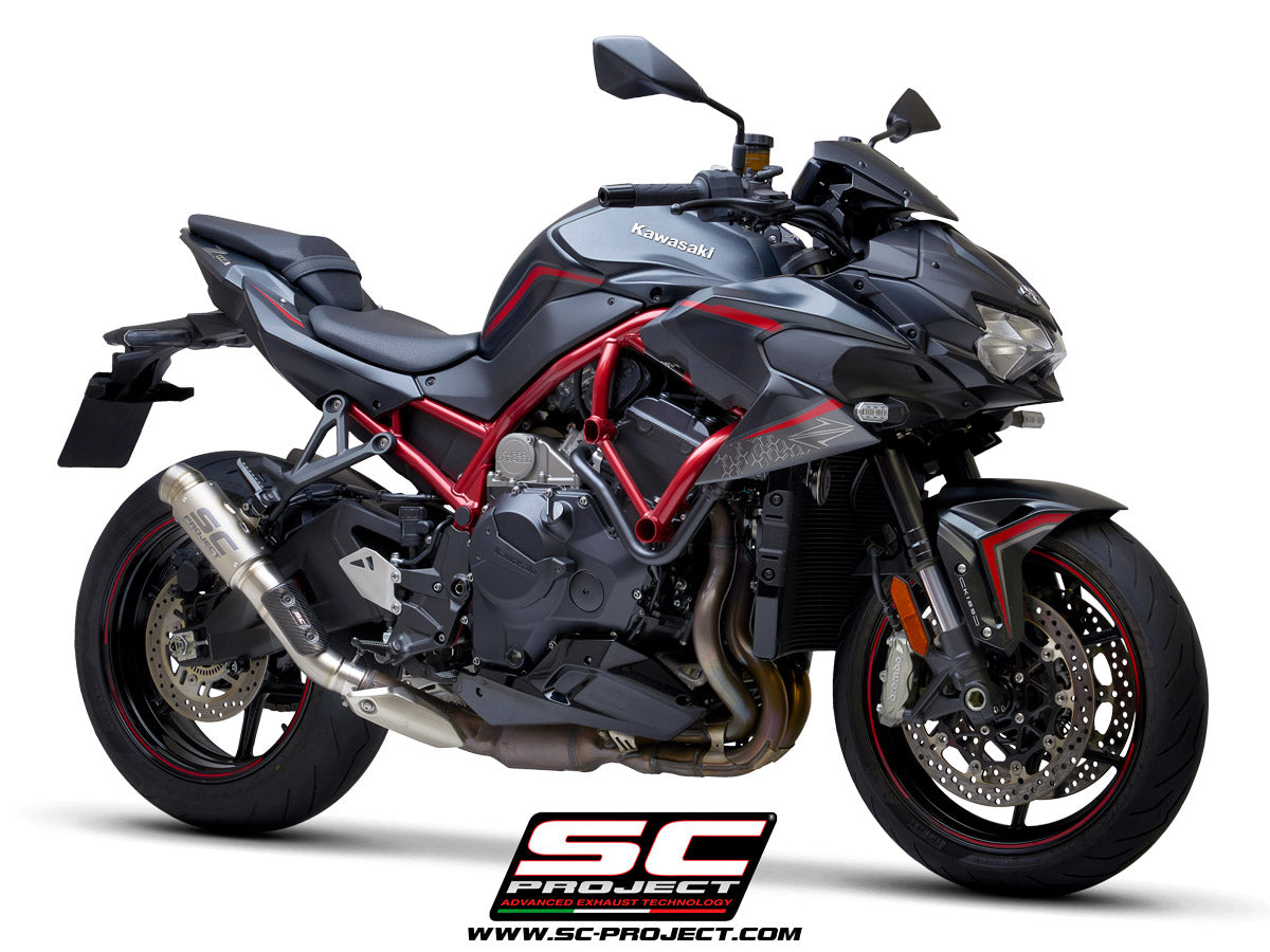 KAWASAKI Z H2 (2020-2024) GP70-R Muffler, with Titanium end cap