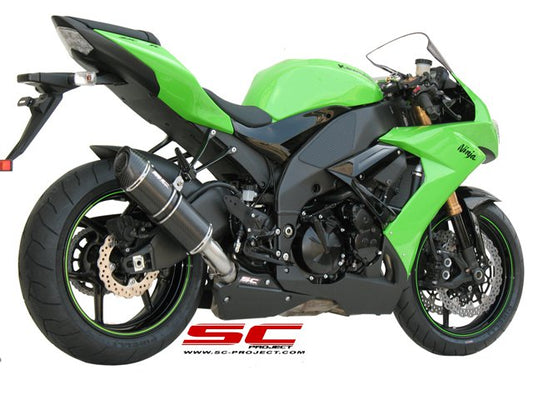 KAWASAKI ZX-10R (2008 - 2010) Short Oval Muffler