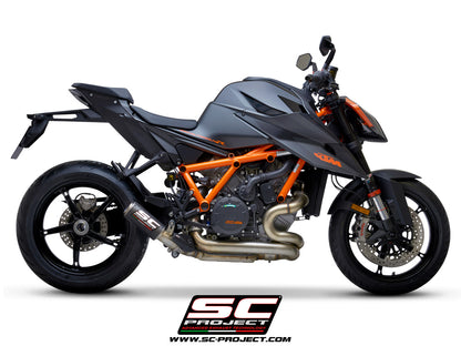 KTM 1290 SUPER DUKE R (2021-2023) CR-T Muffler, with Titanium mesh on exit muffler