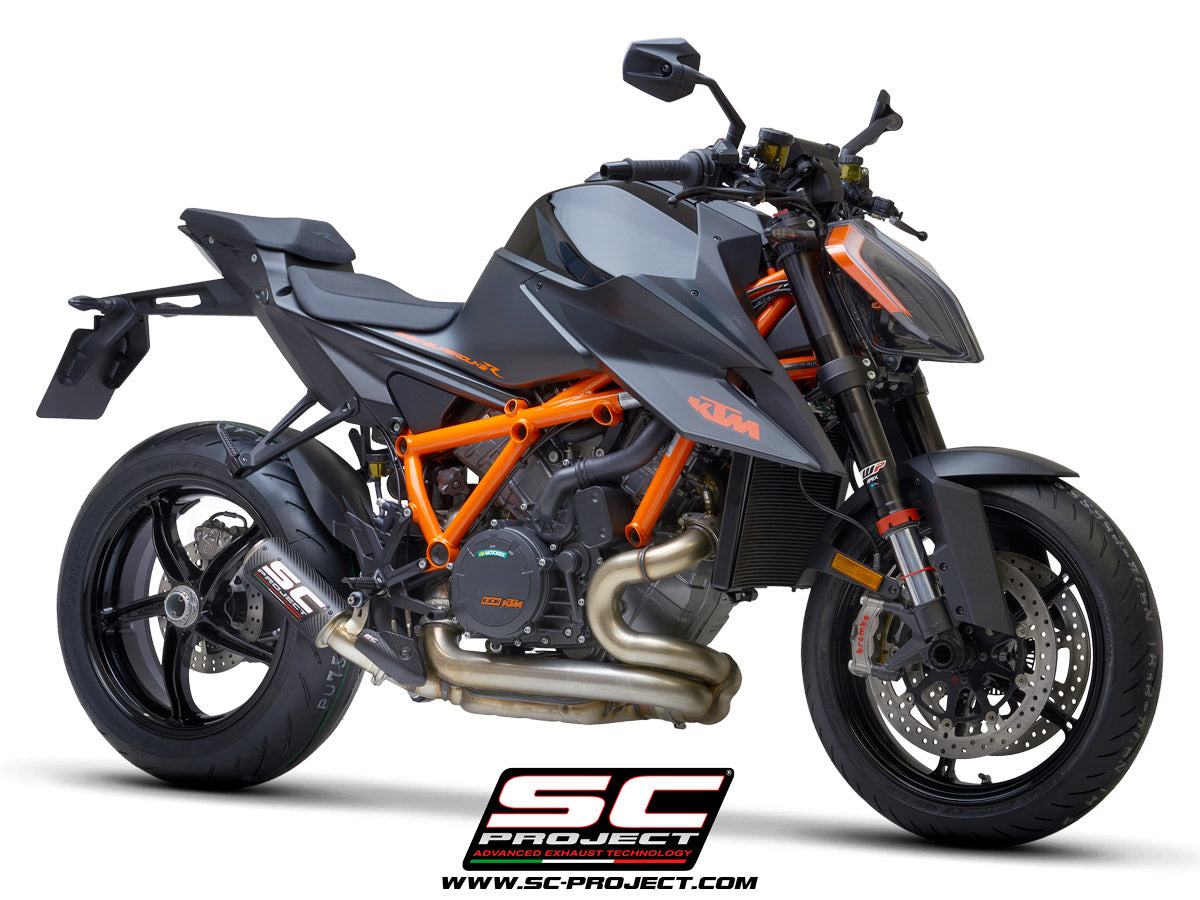 KTM 1290 SUPER DUKE R (2021-2023) CR-T Muffler, with Titanium mesh on exit muffler