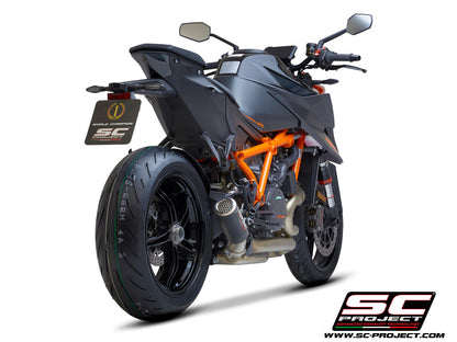 KTM 1290 SUPER DUKE R (2021-2023) CR-T Muffler, with Titanium mesh on exit muffler
