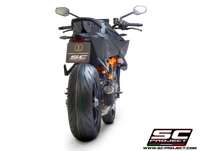 KTM 1290 SUPER DUKE R (2021-2023) CR-T Muffler, with Titanium mesh on exit muffler