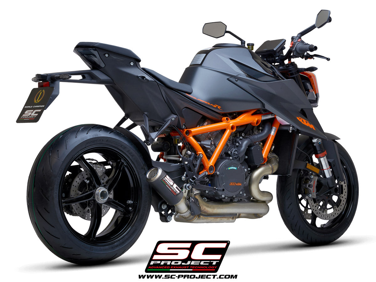 KTM 1290 SUPER DUKE R (2021-2023) CR-T Muffler, with Titanium mesh on exit muffler