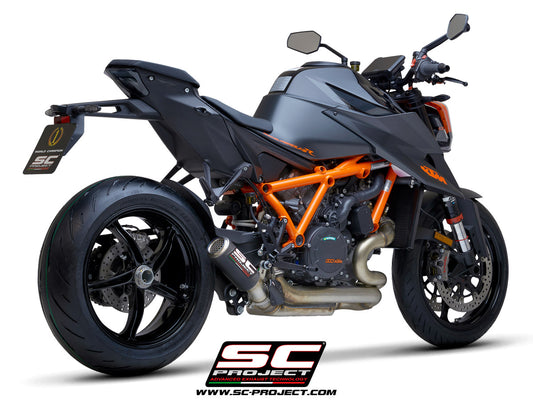 KTM 1290 SUPER DUKE R (2021-2023) CR-T Muffler, with Titanium mesh on exit muffler